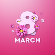 تهنئة بمناسبة اليوم العالمي للمرأة 08 مارس 2022 8mars